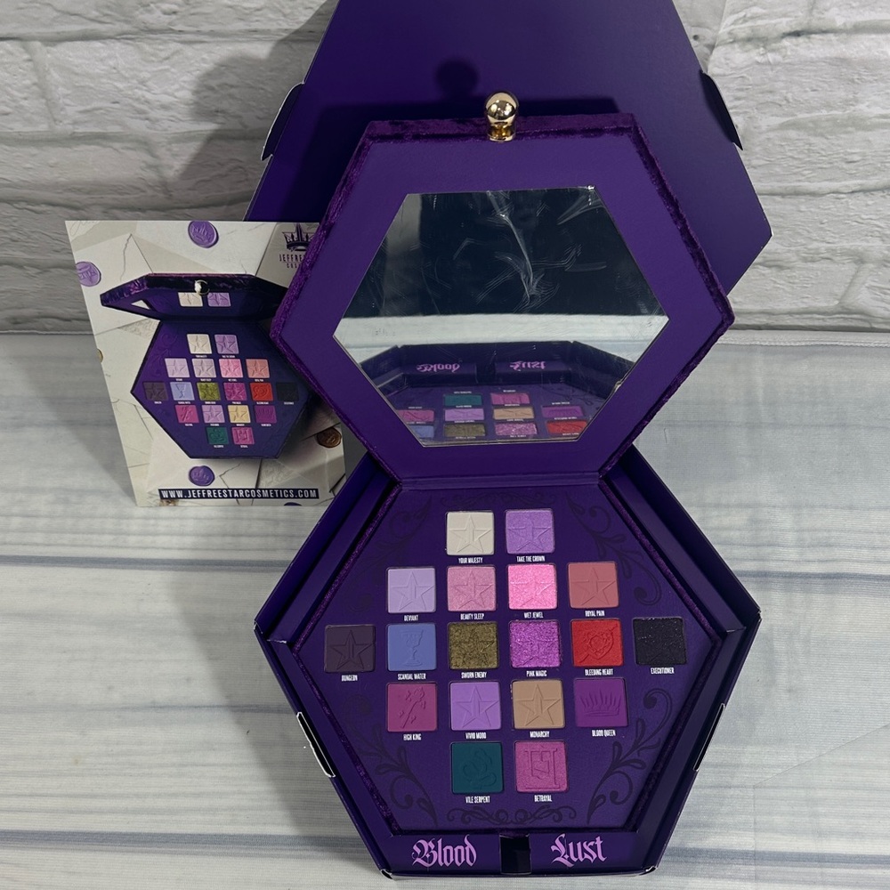 Jeffree Star Blood Lust Eyeshadow Palette - Purple, Pink, Green Shades